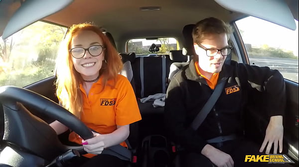 Fake Driving School - British ginger babe Ella ...