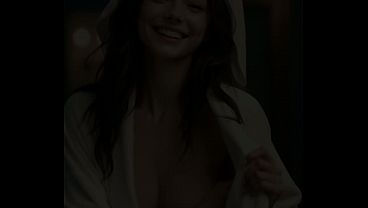 A Mysterious Brunette (AI-generated)