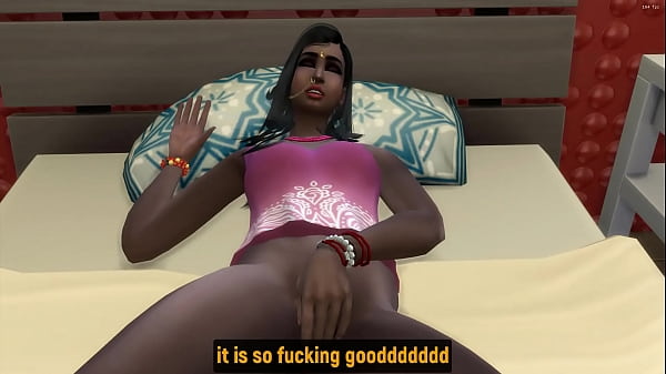 Indian virgin stepbrother found his stepsister naked in bed taking a nap and he never saw pussy and came near her and fucked her - Indian teen sex