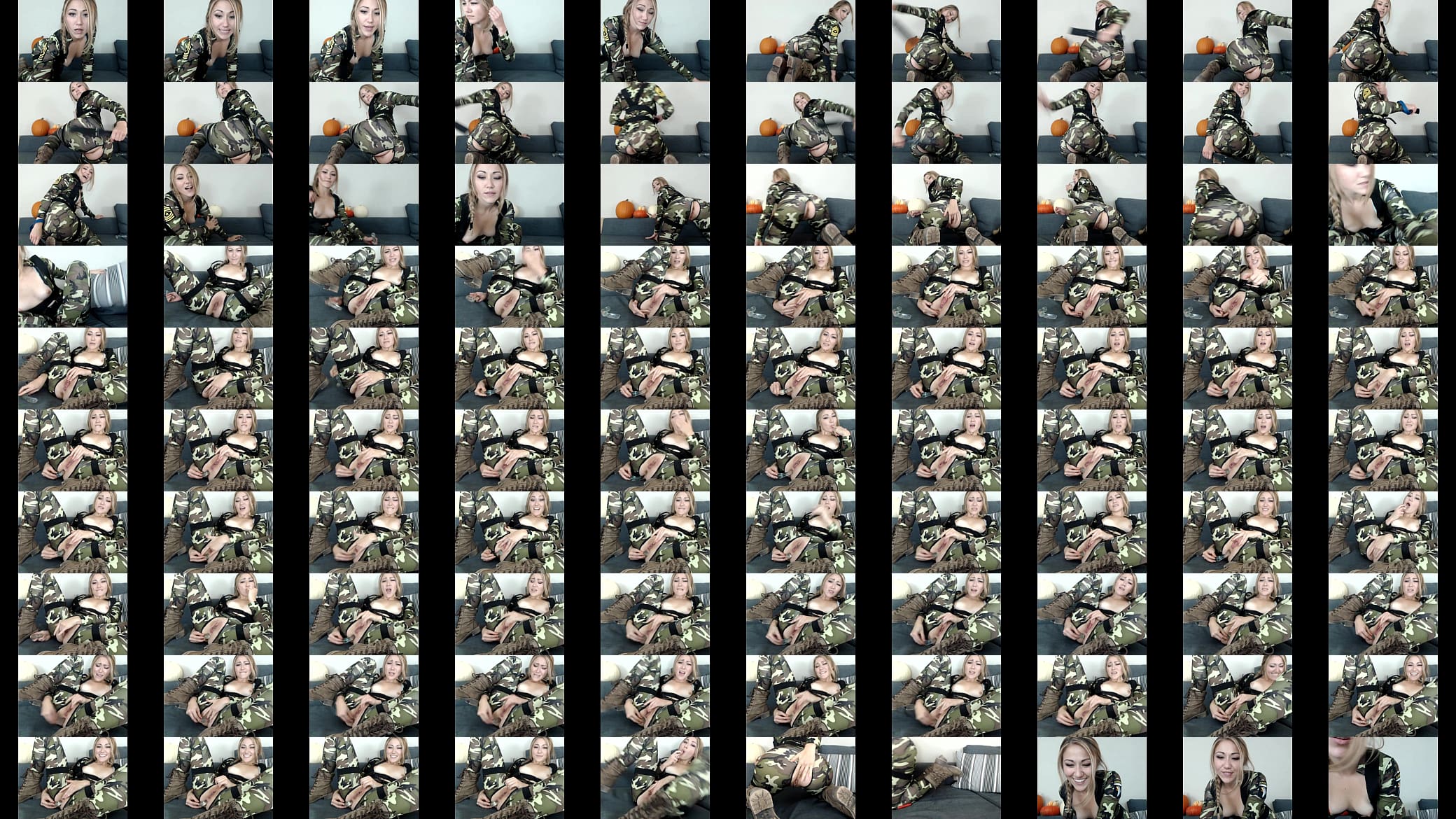 Sageness MFC Anal Dildo Cumshow Camo Cosplay Outfit 预览图