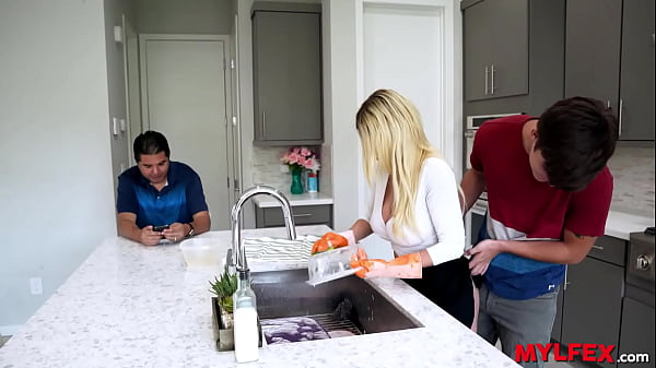 Mylfex - Lustful Stepmom Fucked Beside Clueless Step Dad