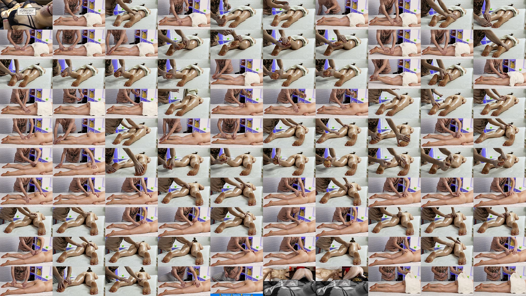 Foot fetish 100% Foot and Pussy Oil Massage by xSanyAny 预览图
