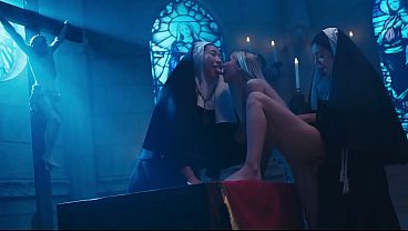 Corrupted Convent Riding - Kyoko, Nata Gold & Shelena Futa Sex