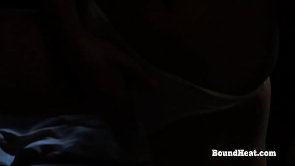 Busty Blonde Lesbian Slave Masturbates And Orgasms In Bondage