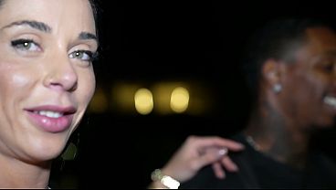 PUBLIC SEX in Barcelona. Latina Luiza Marcato And Jesus Reyes's BBC