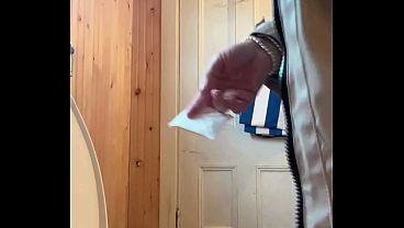 cooking food at kitchen then pussy cant wait go to piss