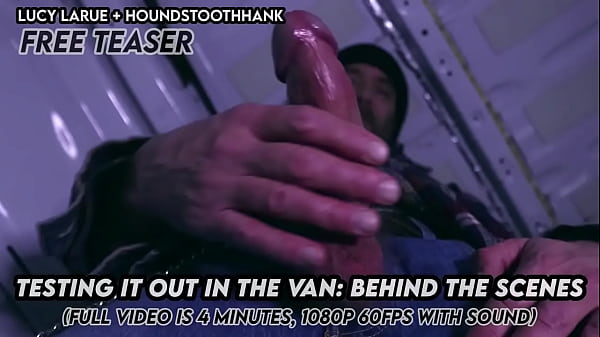 Testing It Out in the Van Behind the Scenes