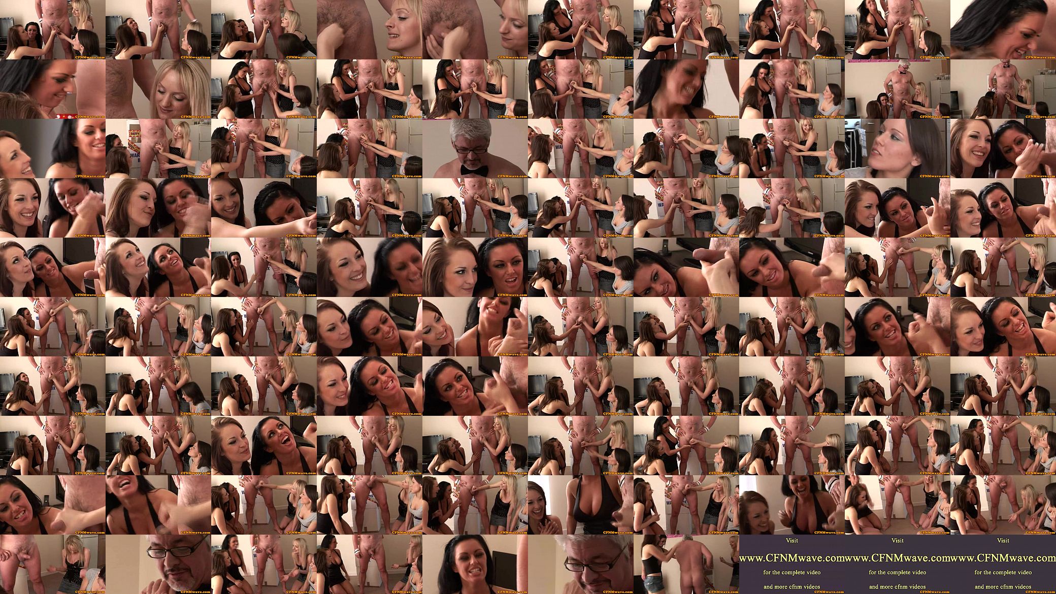 CFNM handjob loving sluts jerking 预览图