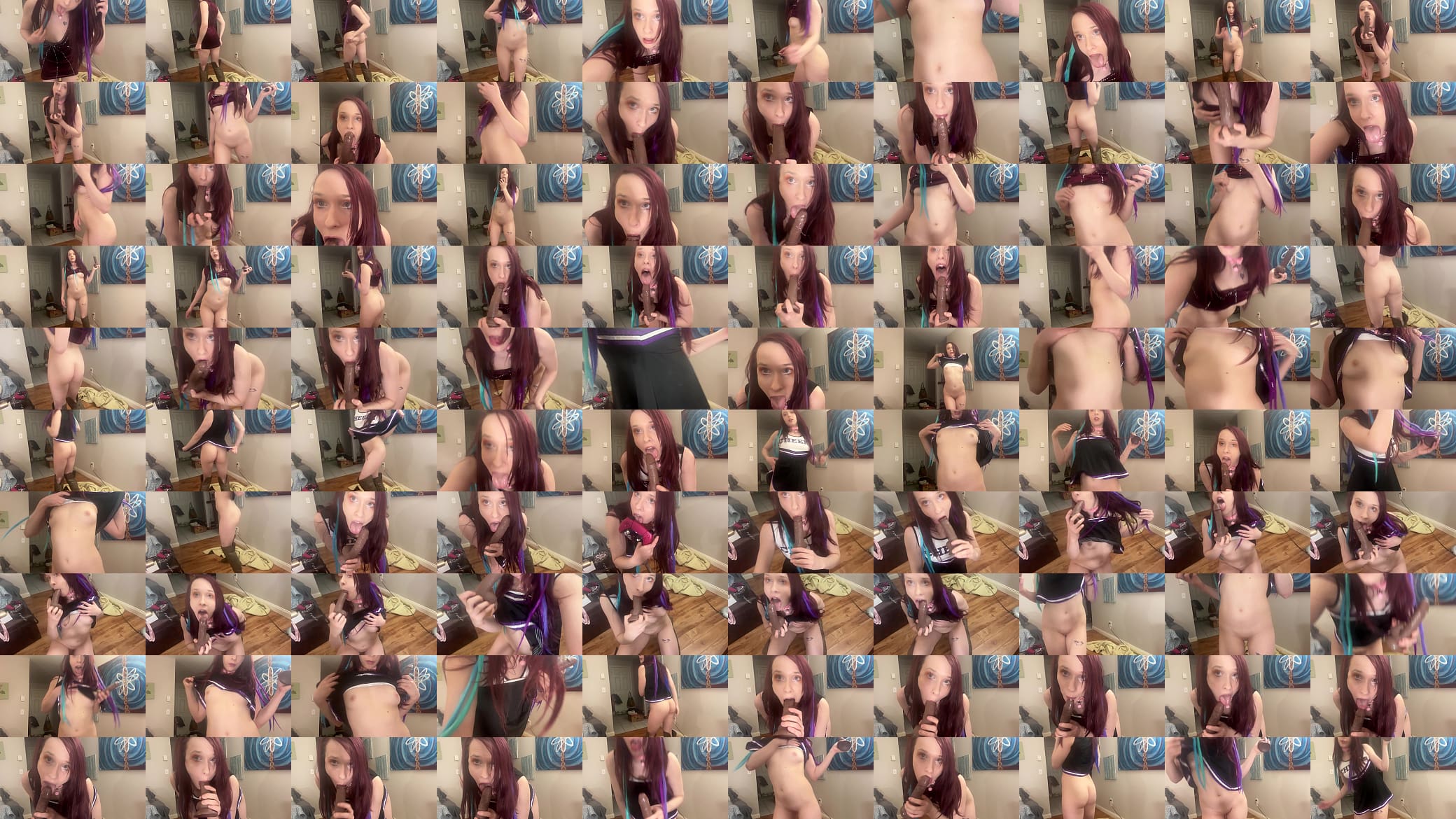 sucking on a BBC and showing off my tight bod 预览图