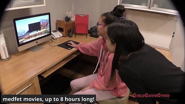 Aria Nicole & Angel Santana Humiliated During Pre Employment Physical @ Doctor Stacy Shepards Gloved Hands @GirlsGoneGyno Reup