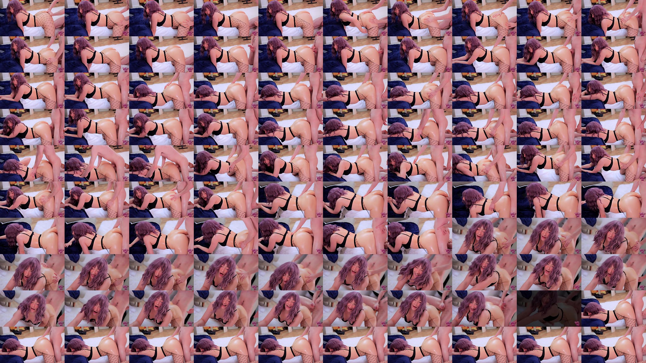 My Roommate Fucks Me To ORGASM and CUMSHOT on my Thick Ass 预览图