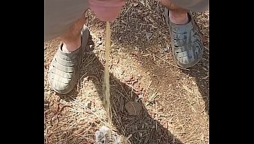 Outdoors piss