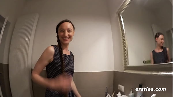Ersties: Hot Lesbian Foursome Ends With Girl Using the Fuck Machine