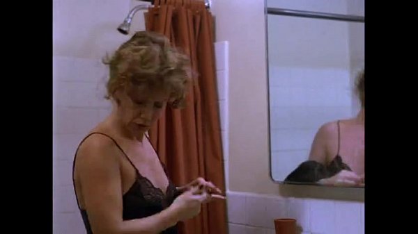 Mature woman in bathroom