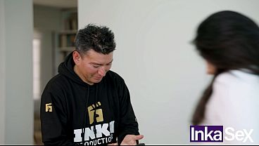 INKA SEX - Shy Peruvian woman is fucked by a fake porn producer