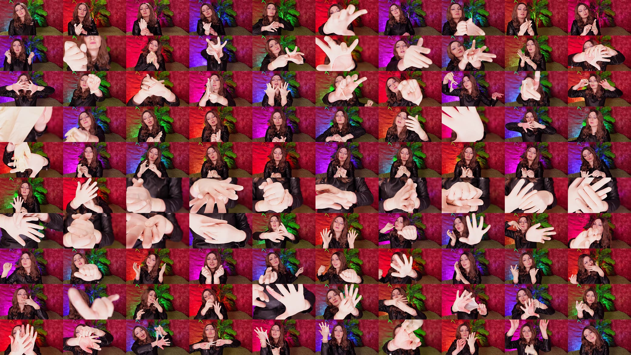 ASMR: hot latex gloves ripped 预览图