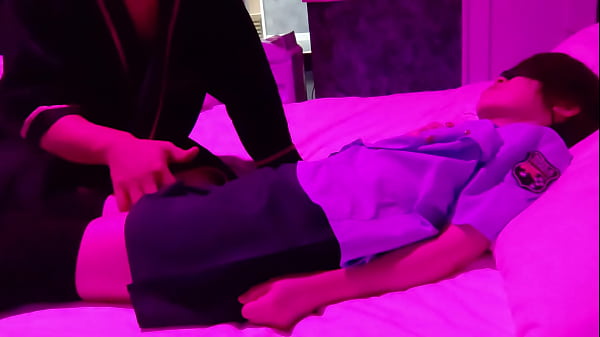 Amateur POV - I want to blindfold a female police officer and do erotic things - blowjob, cunnilingus, creampie
