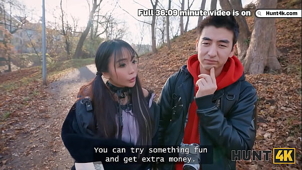 Download Video - HUNT4K&period; Petite Japanese tourist Sakura jumped on a stranger's cock in front of her BF