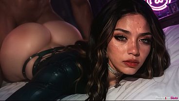 Brunette Gets Hard Ass Fucked by a Black Guy [AI]