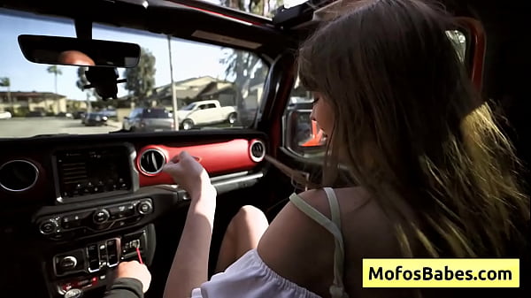 Leila Cove, Charles Dera: Sexy teen blonde play with her pussy in the sand and loves it