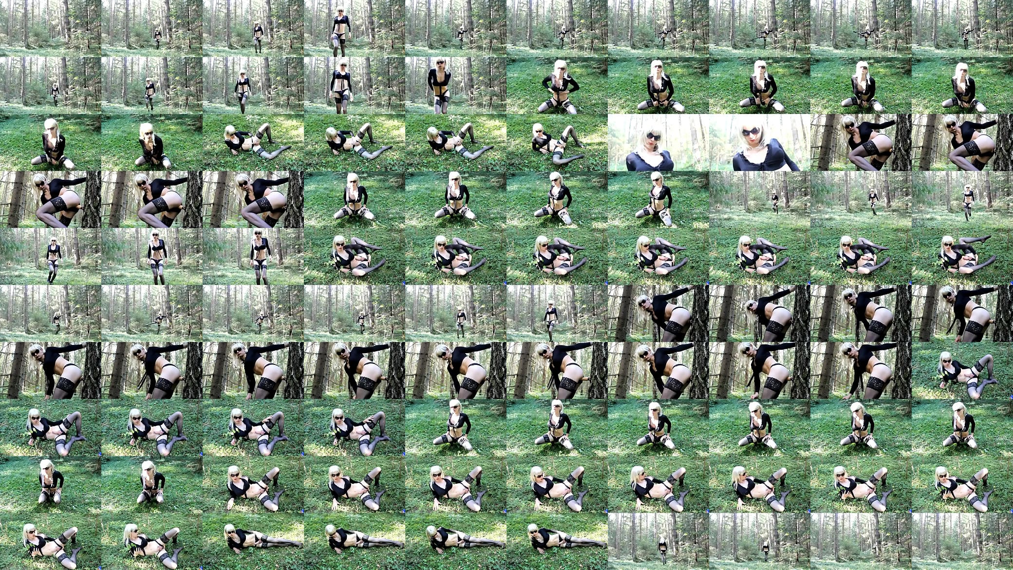 Teen Cossdresser in the forest 预览图
