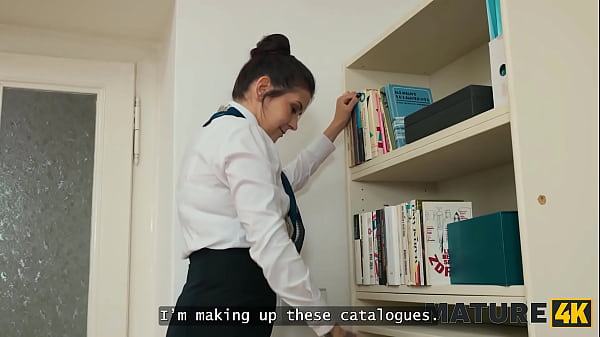 MATURE4K. We finally fucked in the library...