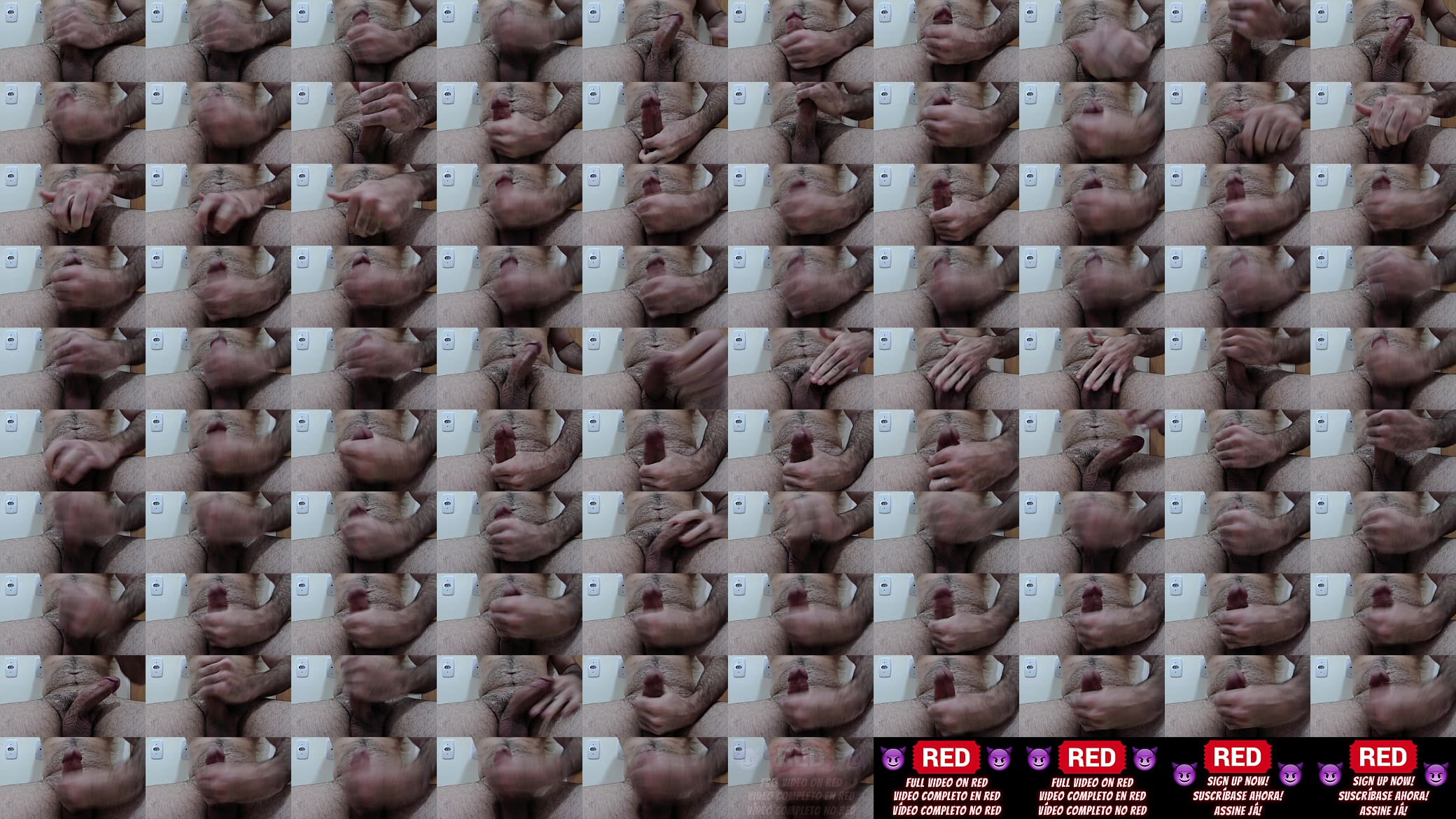 Amazing Homemade Handjob part 2 (full video with cumshot on RED) | Deepthroat sounds | Facefuck ASMR 预览图