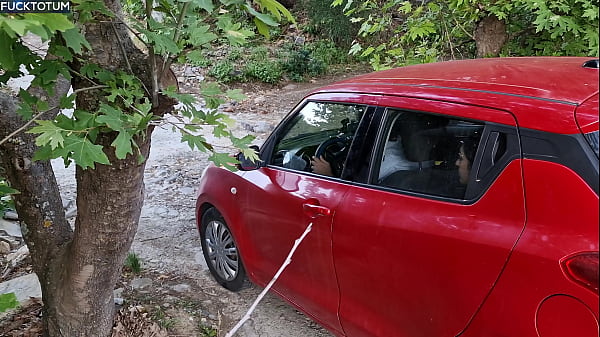 Download Video - Stranded Lesbian Hitchhikers Share My Cock - DOUBLE BJ - Outdoor Standing Fuck - outdoor - double blowjob - ENGLISH SUBTITLES