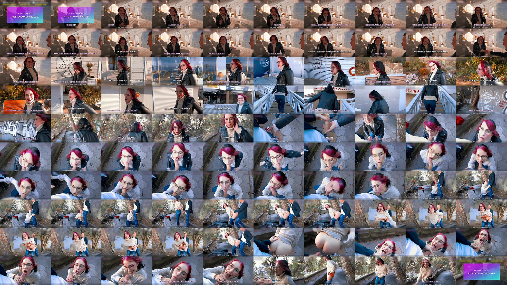 KISSCAT Love Breakfast with Sausage - Public Agent Pickup Russian Student for Outdoor Sex 预览图