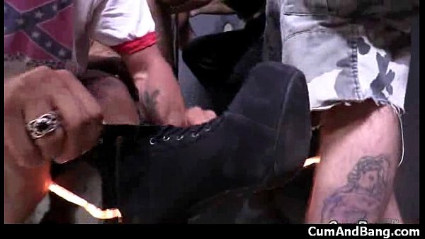 Ebony slut group fucked and facialized 2