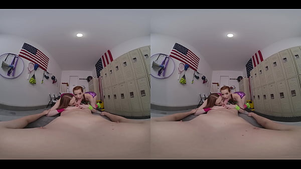 Stretching with Two Hotties 4