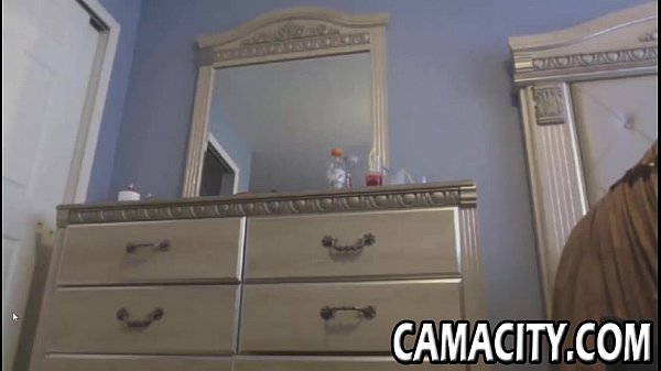 Blonde amateur with big tits fingers her pussy