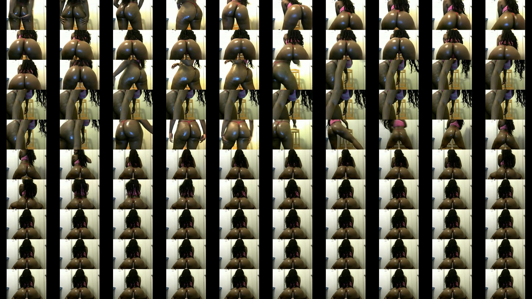 big booty ebony shows off her twerking skills pt1 预览图