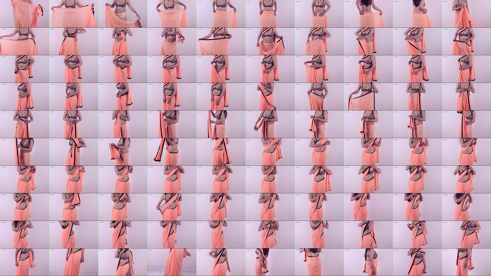 How To Wear Saree Perfectly - Beautiful Designer Saree D (480p).MP4 预览图
