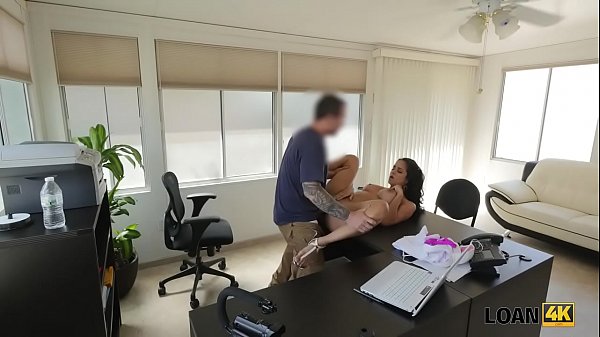 LOAN4K. Agent offers sex for cash and dark-haired cutie Abby cant refuse