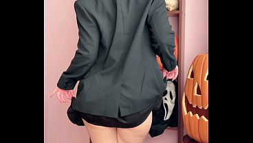 Wednesday Addams with a Hairy Bush: The Best Halloween for You