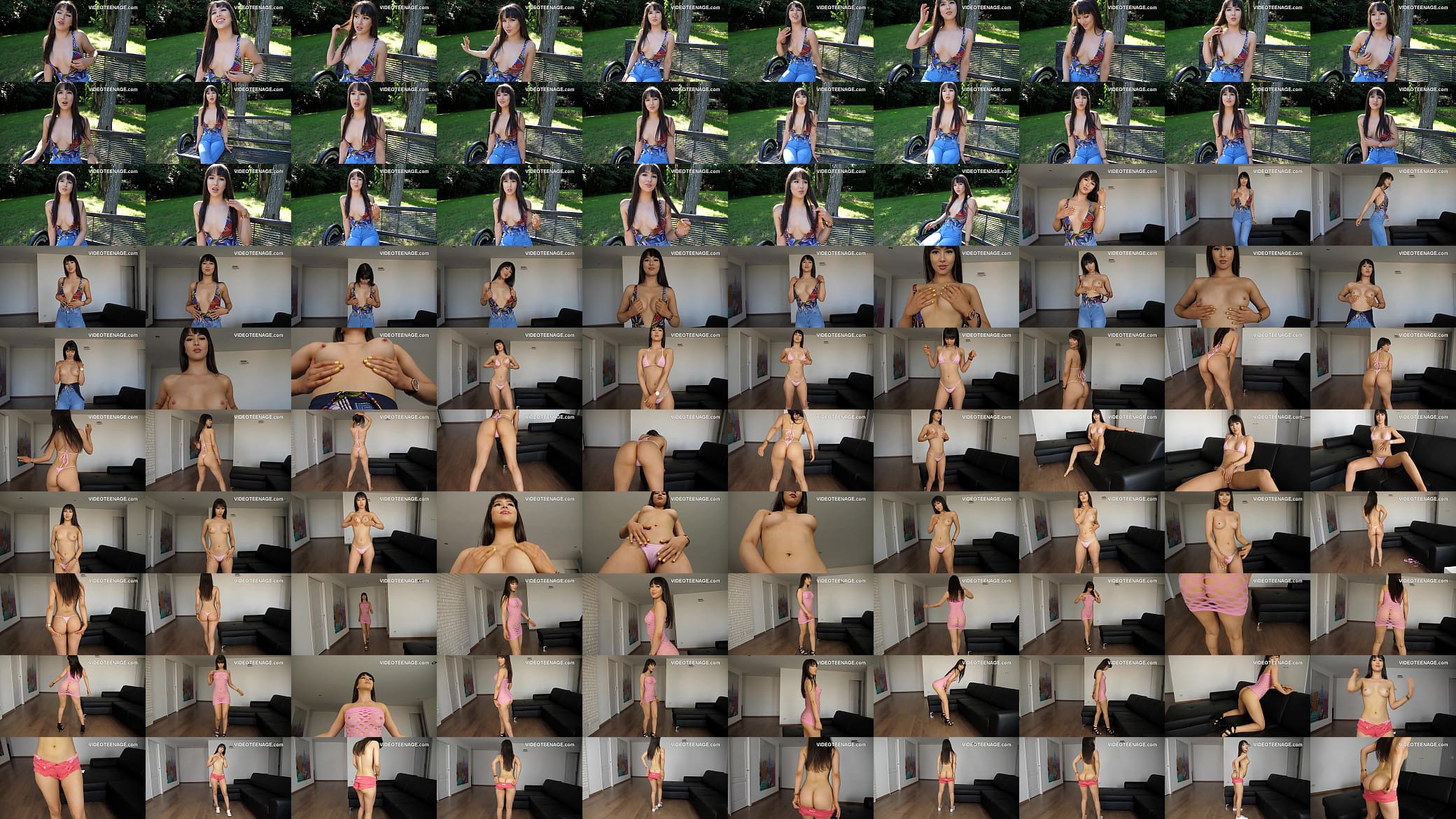 19 years brunette girl first sexy casting 预览图