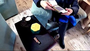 Smoking Blowjob Cameltoe Tease Double Cum on Downjacket preview