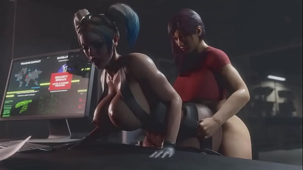 Futa Harley gets wildly fucked in her big ass w...