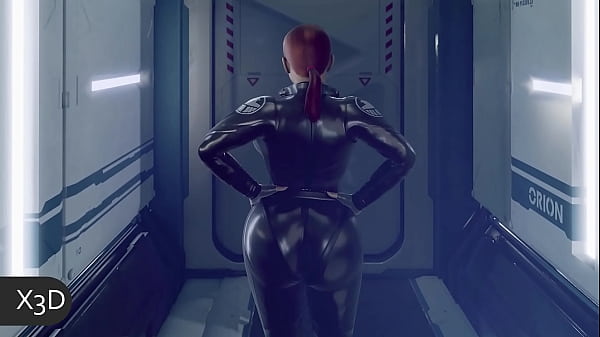 Look at the size of those balls: Black Widow milks Thanos' cock | X3D