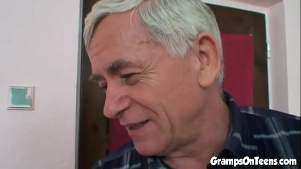 Busty teen ho eats old mans cumshot