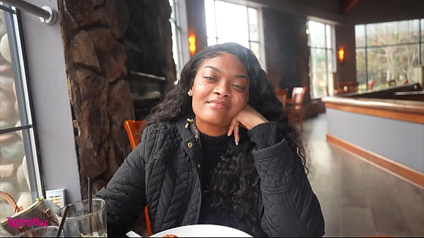 Got my pussy stretched in a snowy cabin after meeting a stranger