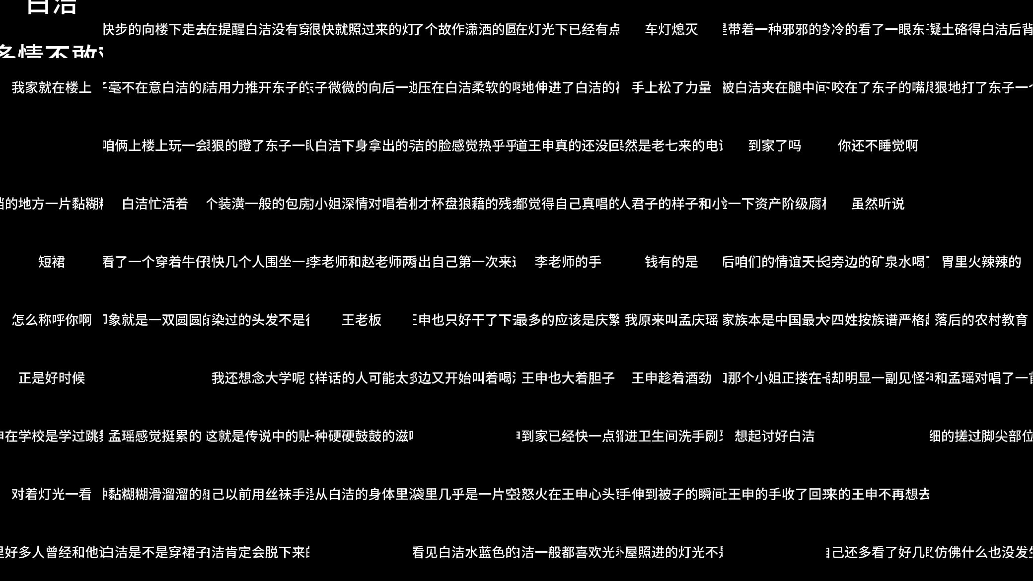 白洁 第十章 多情不敢难自抑 4 预览图