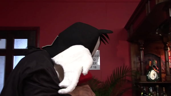 Brunette With Big Boobs Gets Fucked By A Furry