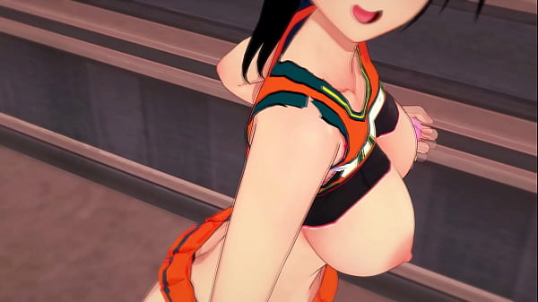 Super sexy girl Momo Yaoyorozu - 3D Hentai