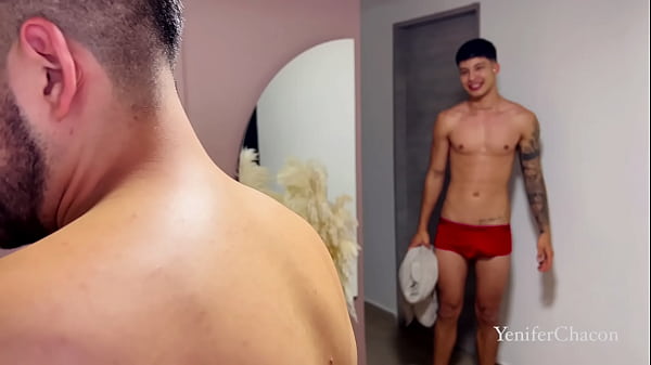 Double penetration with my boyfriend and his st...