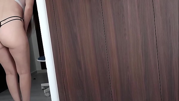A little request from a stepmom ended up with cum on her coccyx