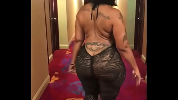 Cherokee D Ass Walking Away In See Thru Body Suit