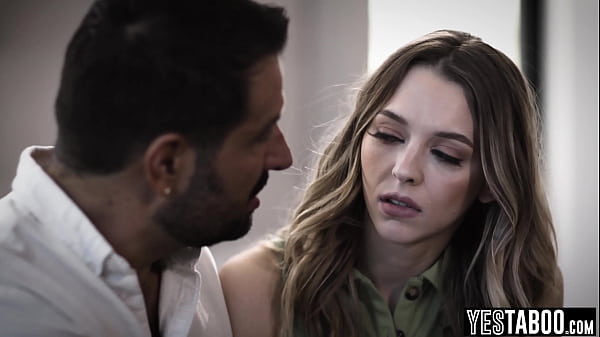 Cunning mature stud manipulates and rails his petite teen GF hard