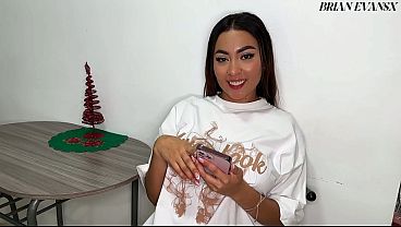 Latina Caro London fucks her stepbrother Brian Evansx with her big ass and nice tits